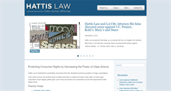 Desktop Screenshot of hattislaw.com